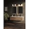 Z-Lite Cadoc 2 Light Vanity, 15in. W x 9in. H, Matte Black 622-2V-MB - alternate 6